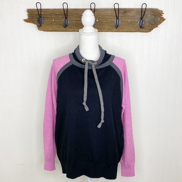 Elliott Lauren Sweater Raglan Sleeve Cinch Turtleneck - Picture 1 of 11